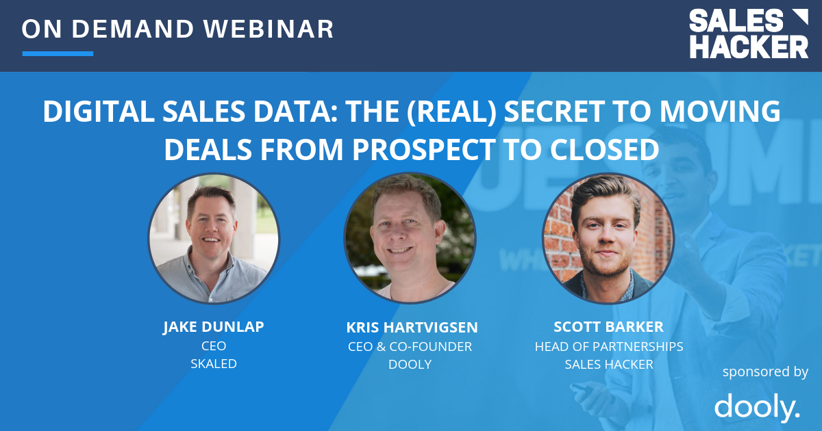 Digital Sales Data: The (Real) Secret to Moving Deals from Prospect to ...