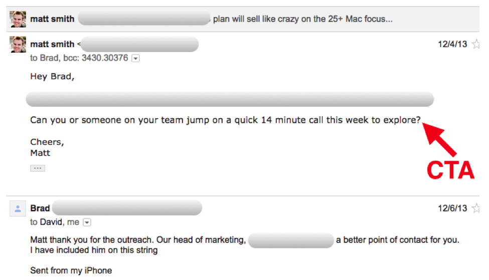 call to action email examples