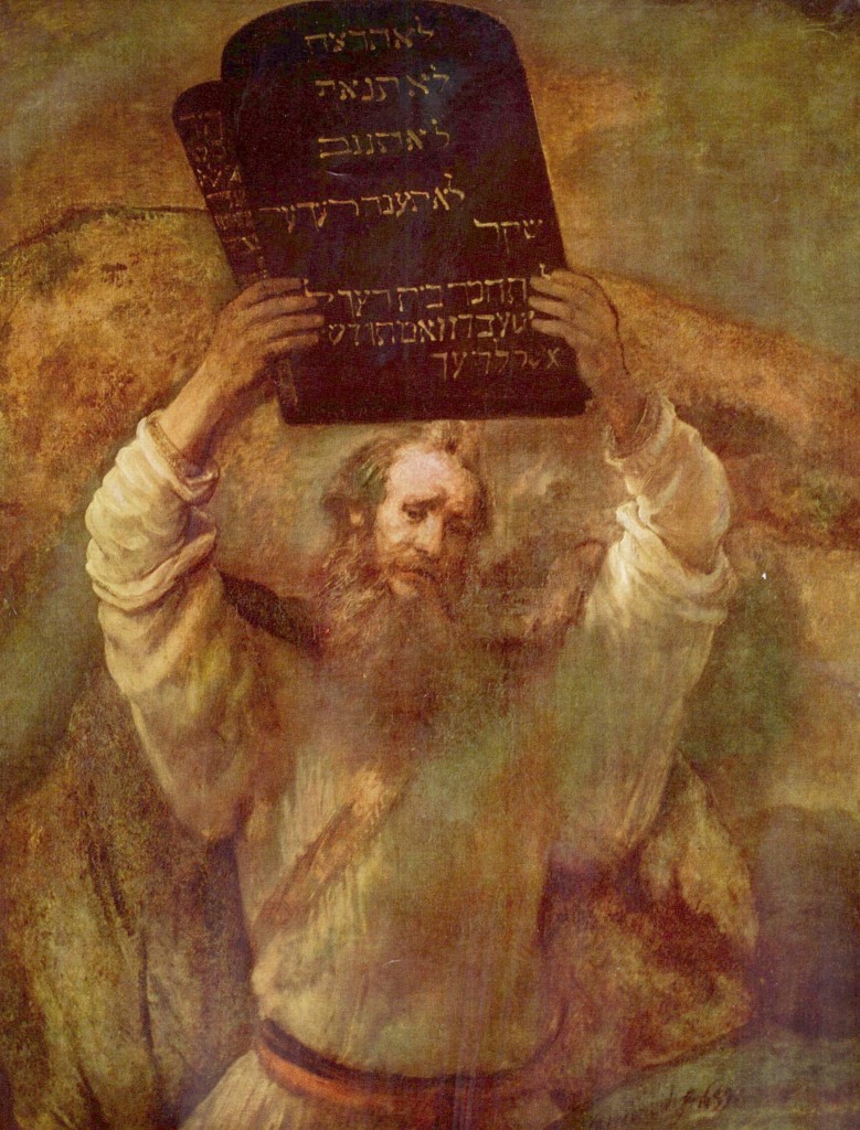 Moses Breaking Commandments Metaphor