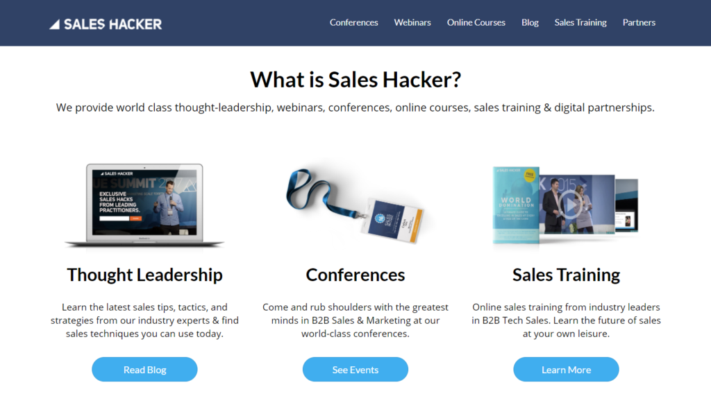 what is sales hacker messaging