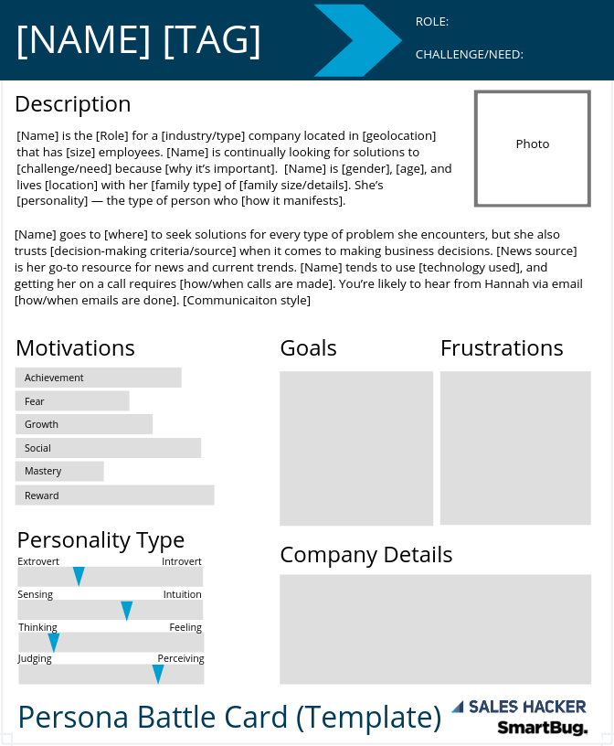 buyer persona template