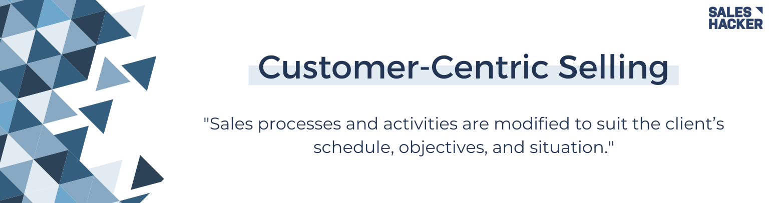 customer centric sales methods