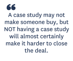 case study sales management