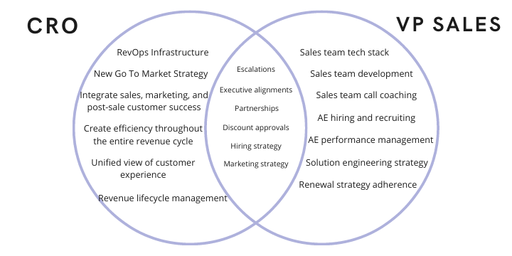 cro vs vp of sales