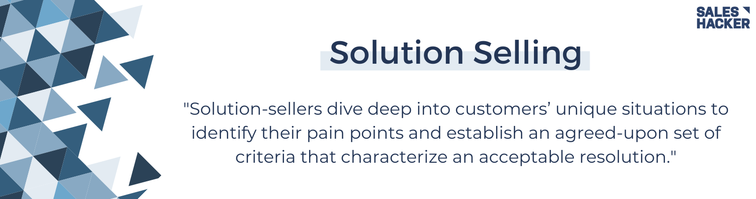 solution selling definition