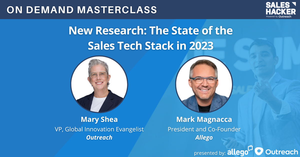 New Research: The State of the Sales Tech Stack in 2023